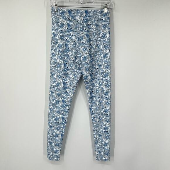 Mott50 High Rise Blue Printed Leggings - Picture 4 of 6